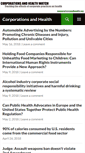Mobile Screenshot of corporationsandhealth.org